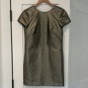 Gold Madewell Dress.  Size 0. Perfect for holiday parties.